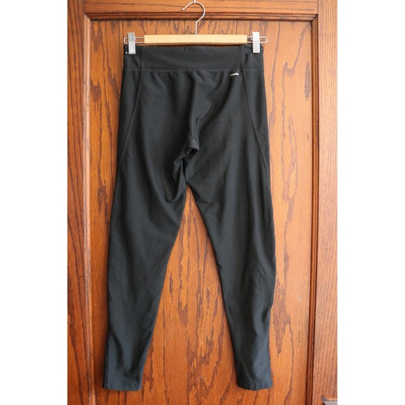 adidas Pants - ADIDAS Climalite Performance Leggings Women Small Black Stretch Athletic Workout